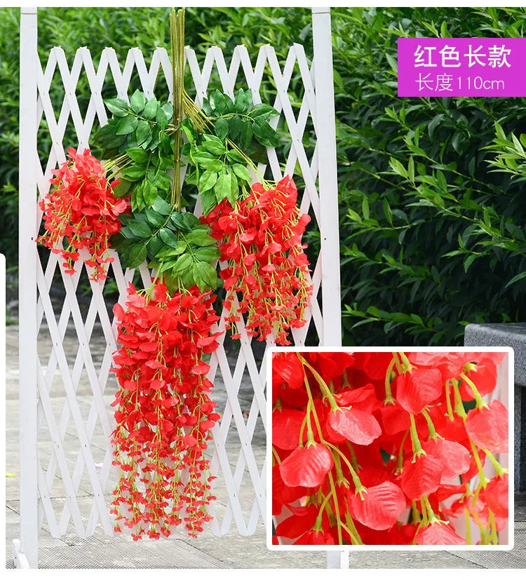 12pcs Artificial Wisteria Flowers