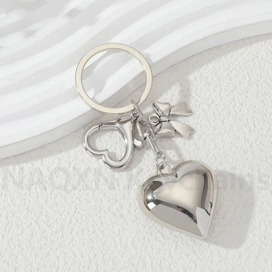 Y2k Big Heart Keychain