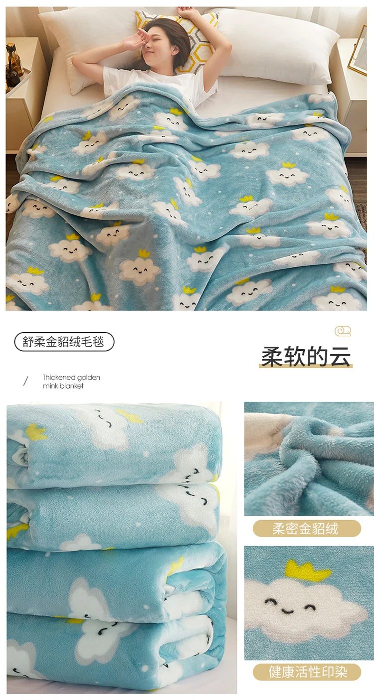 Soft Flower Blanket